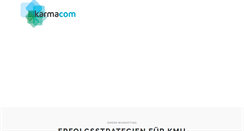 Desktop Screenshot of karmacom.de